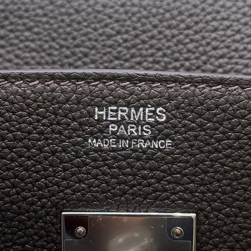 エルメス バーキン30 ベブラン/シルバー金具 トゴ G刻印  HERMES Birkin ハンドバッグ