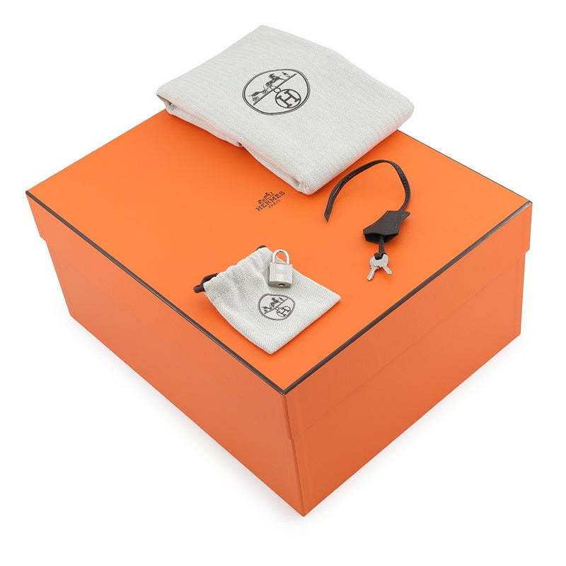 エルメス バーキン30 ベブラン/シルバー金具 トゴ G刻印  HERMES Birkin ハンドバッグ