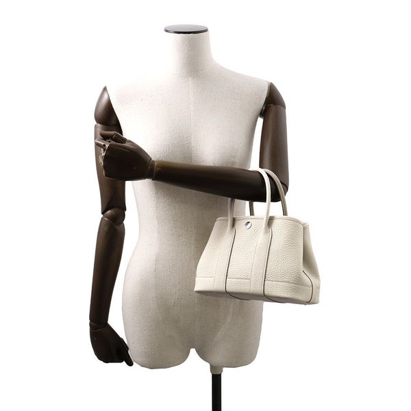 エルメス トートバッグ ネオ・ガーデン 23 ガーデンパーティ ベトン/シルバー金具 ネゴンダ W刻印