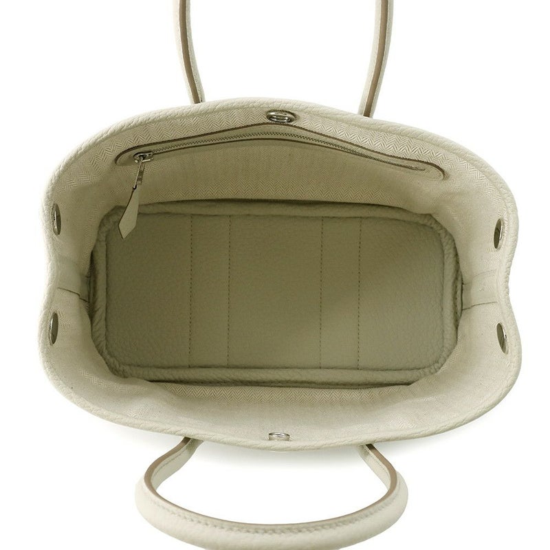 エルメス トートバッグ ネオ・ガーデン 23 ガーデンパーティ ベトン/シルバー金具 ネゴンダ W刻印