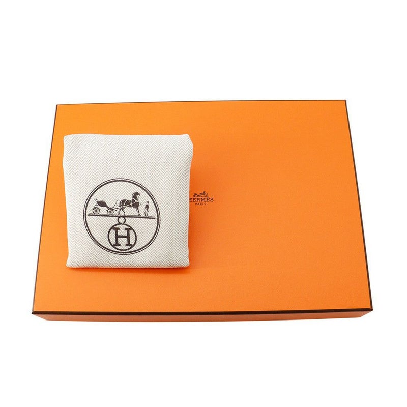 エルメス ショルダーバッグ エールバッグジップ ミニ ブラック/エクリュ/シルバー金具トワルミリタリー/ヴァッシュハンター K刻印 黒