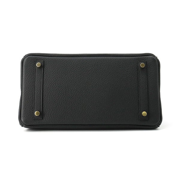 エルメス バーキン30 ブラック/マットゴールド金具 トゴ K刻印 HERMES Birkin ハンドバッグ 黒