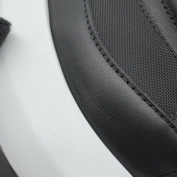 エルメス スニーカー グラム テクニカル ファブリック レザー メンズサイズ41 HERMES 靴 黒 白