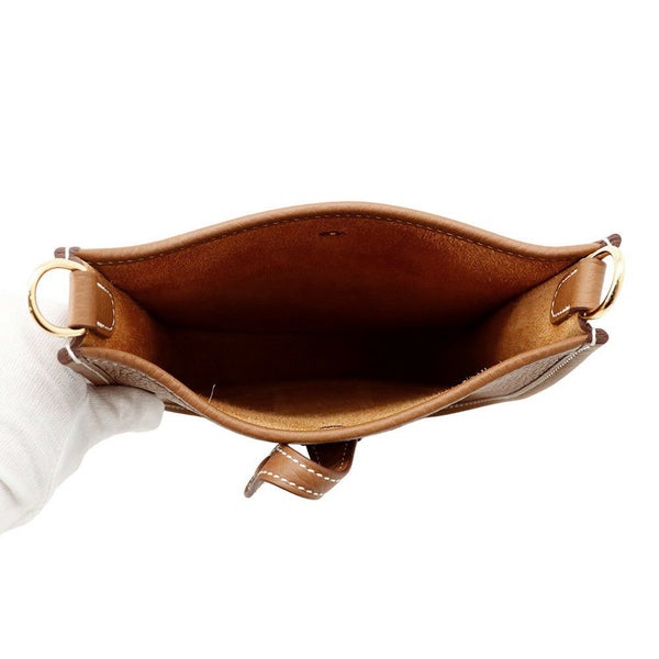 エルメス ショルダーバッグ エブリンTPM アマゾン 111cm ゴールド/ゴールド金具 トリヨンクレマンス K刻印 HERMES Evelyne