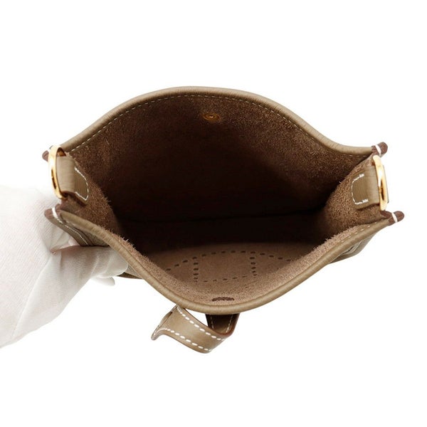 エルメス ショルダーバッグ エブリン アマゾン TPM 111cm エトゥープ/ブルーインディゴ/ゴールド金具 トリヨンクレマンス K刻印