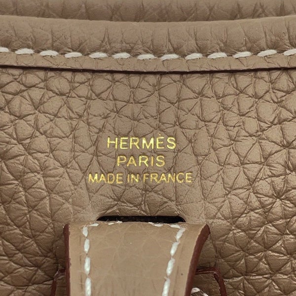 エルメス ショルダーバッグ エブリン アマゾン TPM 111cm エトゥープ/ブルーインディゴ/ゴールド金具 トリヨンクレマンス K刻印