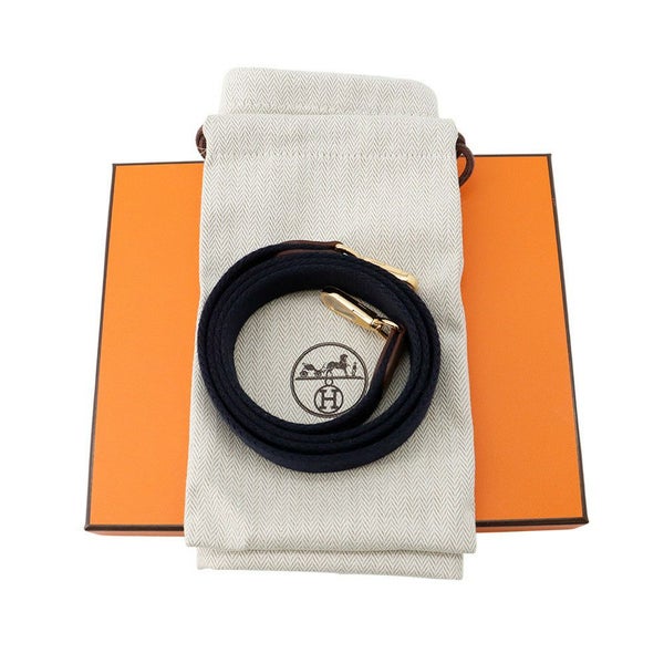 エルメス ショルダーバッグ エブリン アマゾン TPM 111cm エトゥープ/ブルーインディゴ/ゴールド金具 トリヨンクレマンス K刻印