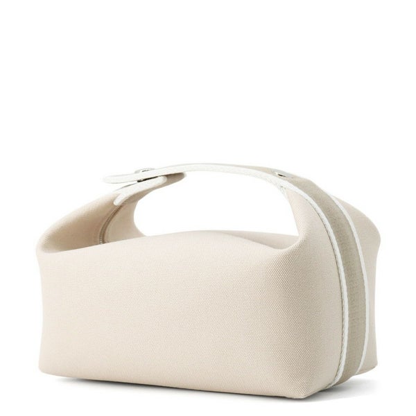 エルメス ポーチ ブリッド・ア・ブラックPM ベージュ/シルバー金具 キャンバス HERMES バッグ 小物入れ