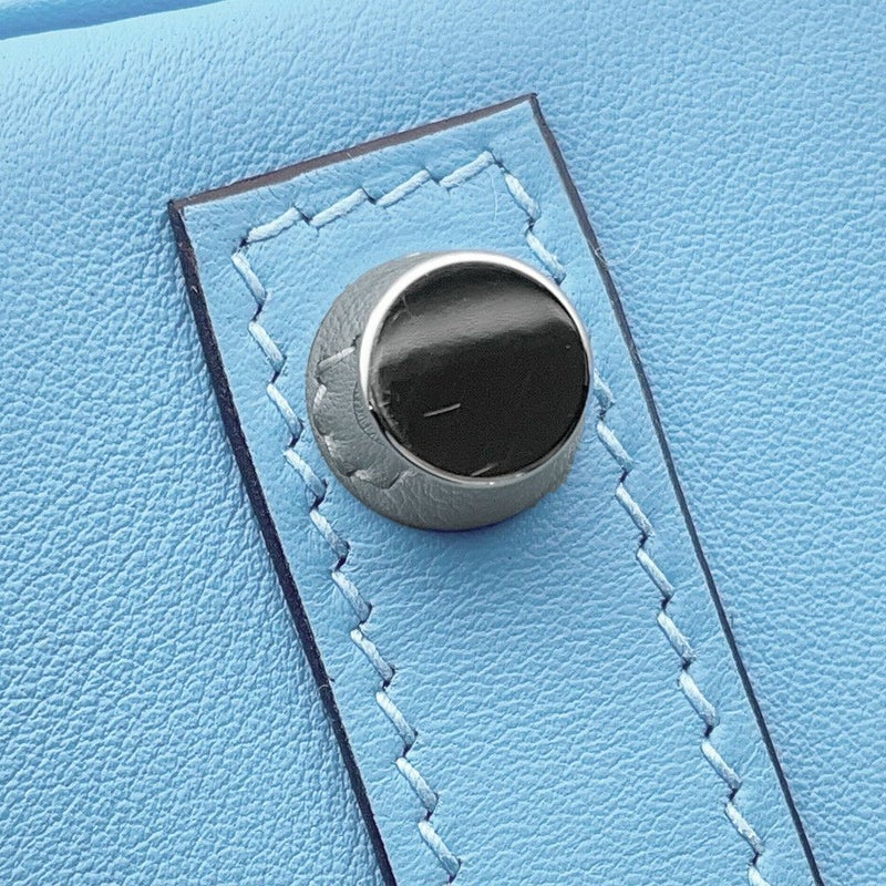 エルメス バーキン25 セレステ/シルバー金具 スイフト W刻印 HERMES Birkin ハンドバッグ