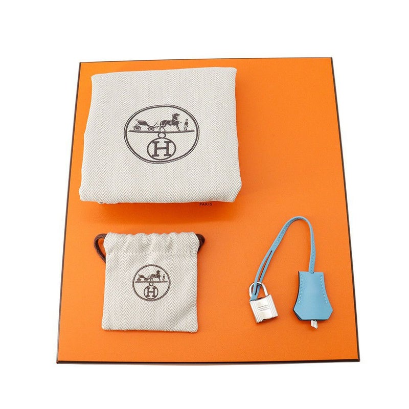 エルメス バーキン25 セレステ/シルバー金具 スイフト W刻印 HERMES Birkin ハンドバッグ