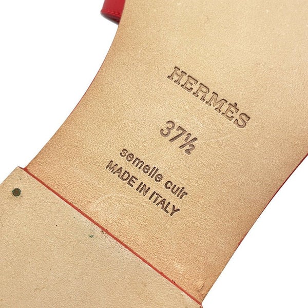 エルメス サンダル オラン レザー レディースサイズ37 1/2 HERMES 靴