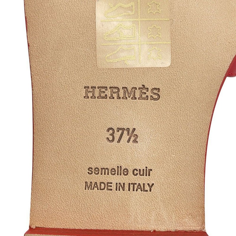 エルメス サンダル オラン レザー レディースサイズ37 1/2 HERMES 靴