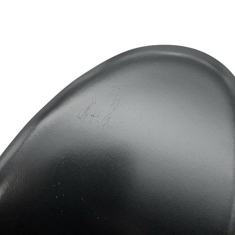 エルメス サンダル アジャッチオ レザー レディースサイズ38 HERMES 靴 黒