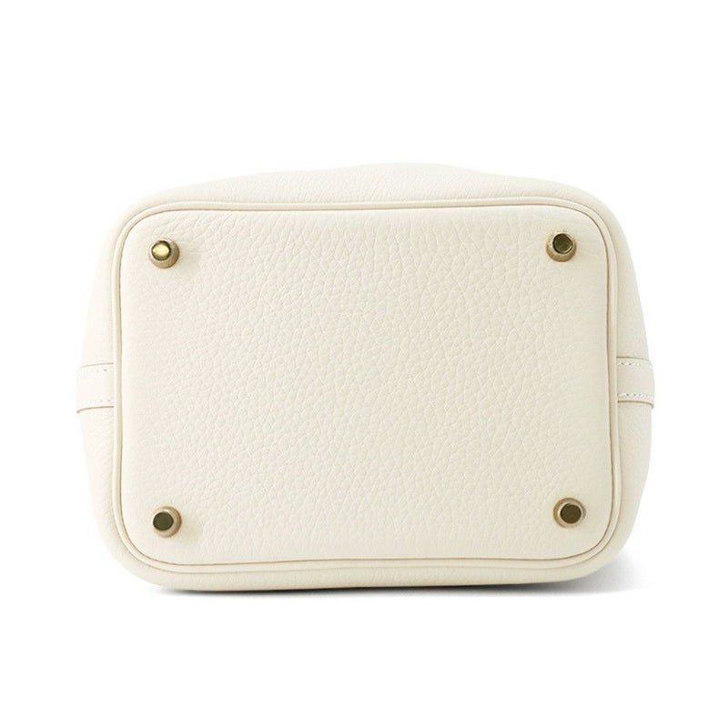 エルメス ハンドバッグ ピコタンロックPM クレ/ゴールド金具 トリヨンクレマンス K刻印 HERMES トートバッグ