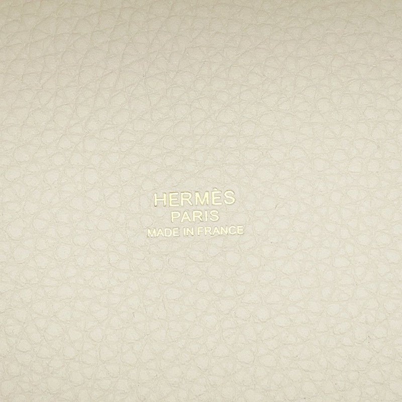 エルメス ハンドバッグ ピコタンロックPM クレ/ゴールド金具 トリヨンクレマンス K刻印 HERMES トートバッグ