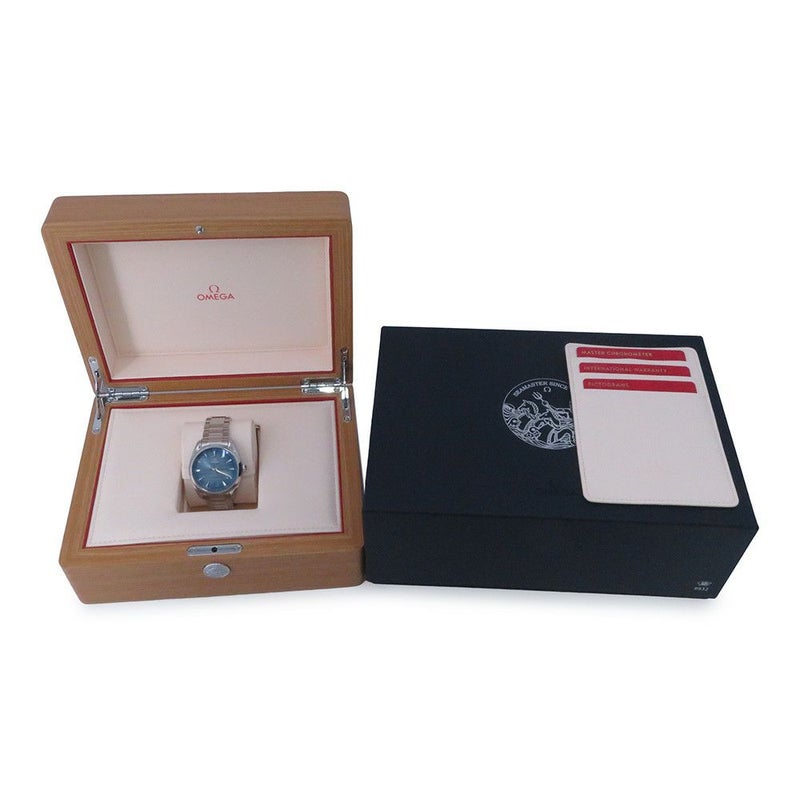 オメガ シーマスター アクアテラ 150M 220.10.41.21.03.005 OMEGA 腕時計 ブルー文字盤