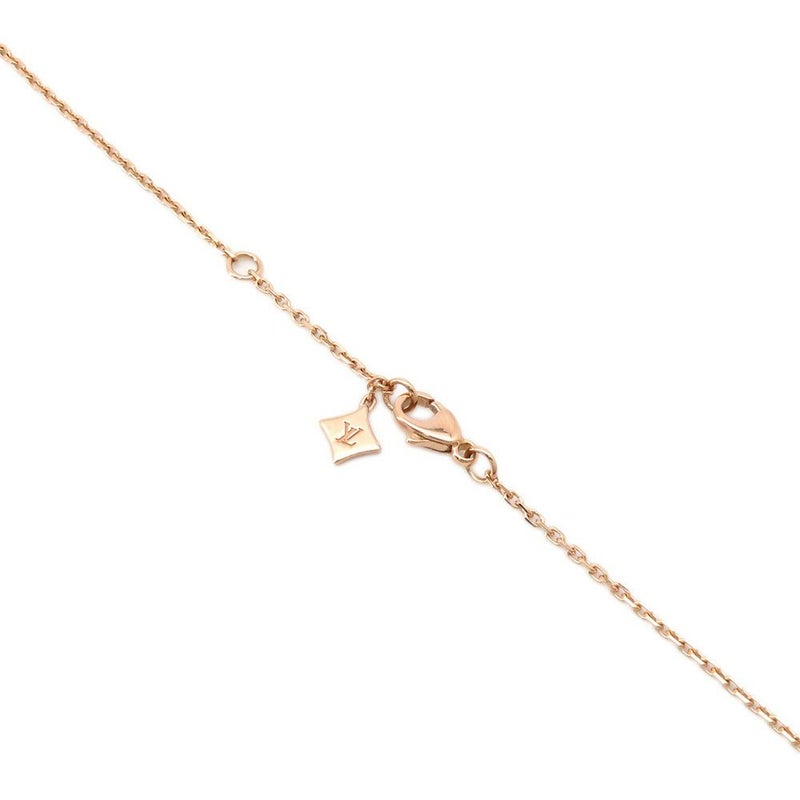 ルイヴィトン ネックレス ペンダント スター ブロッサム ダイヤモンド 24P 計約0.20ct K18PG Q93710 LOUIS VUITTON