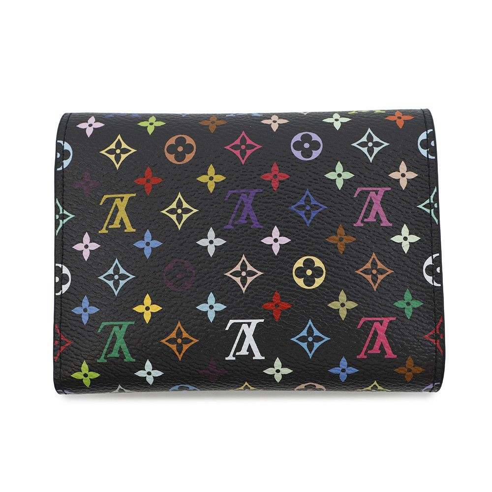 ルイヴィトン 三つ折り財布 モノグラム・マルチカラー LV × TM