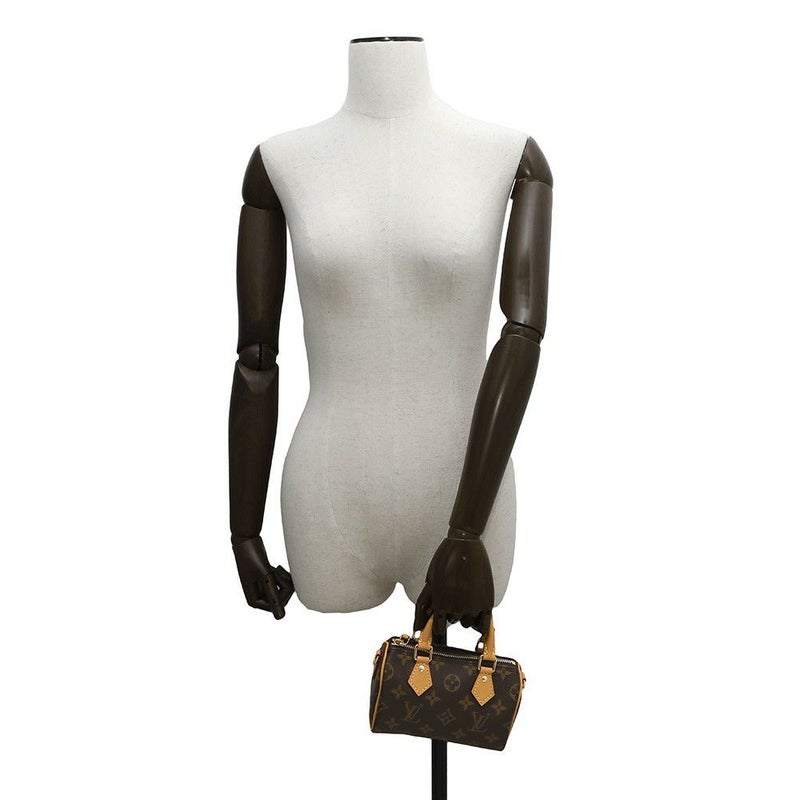ルイヴィトン ハンドバッグ モノグラム ナノ・スピーディ M81085 LOUIS VUITTON 2wayショルダーバッグ