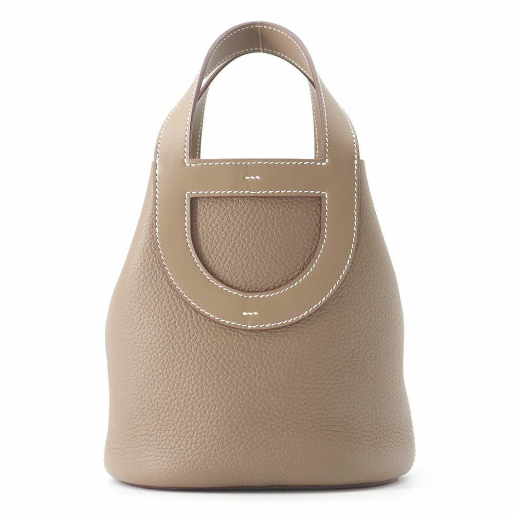 エルメス ハンドバッグ インザループ 18 エトゥープ/シルバー金具
