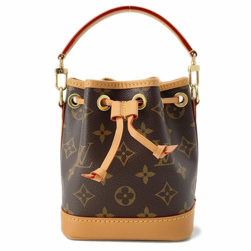 ルイヴィトン ハンドバッグ モノグラム ナノ・ノエ M81266 LOUIS VUITTON 2wayショルダーバッグ