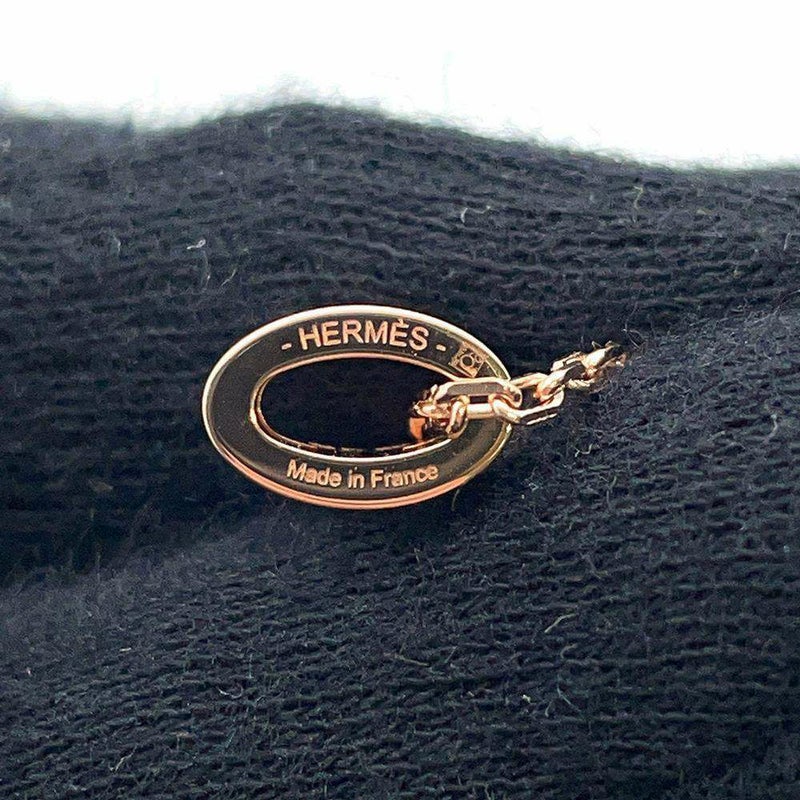 エルメス ネックレス ミニ・ポップアッシュ マロングラッセ/ピンクゴールド金具 HERMES アクセサリー