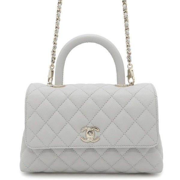 シャネル ハンドバッグ マトラッセ ココマーク ココハンドル キャビアスキン A92990 CHANEL 2wayショルダーバッグ