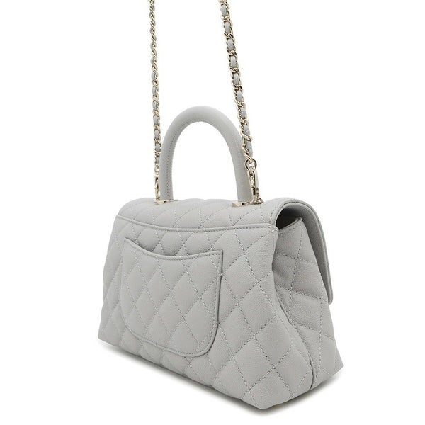 シャネル ハンドバッグ マトラッセ ココマーク ココハンドル キャビアスキン A92990 CHANEL 2wayショルダーバッグ