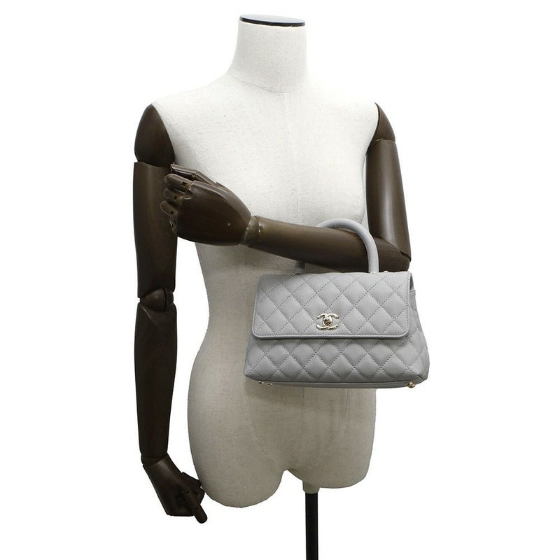 シャネル ハンドバッグ マトラッセ ココマーク ココハンドル キャビアスキン A92990 CHANEL 2wayショルダーバッグ