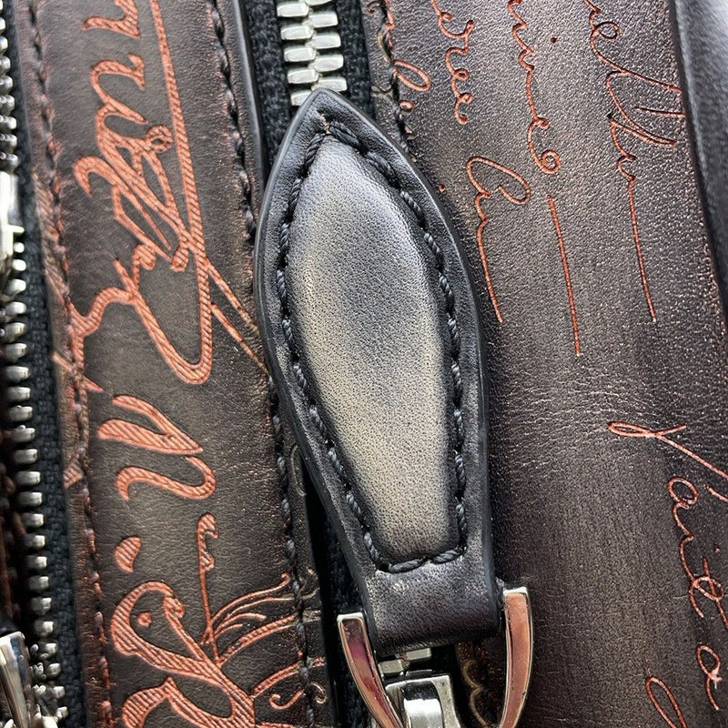 ベルルッティ リュック カリグラフィ プルミエ ジュール スクリット バックパック パティーヌ Berluti 2wayトートバッグ