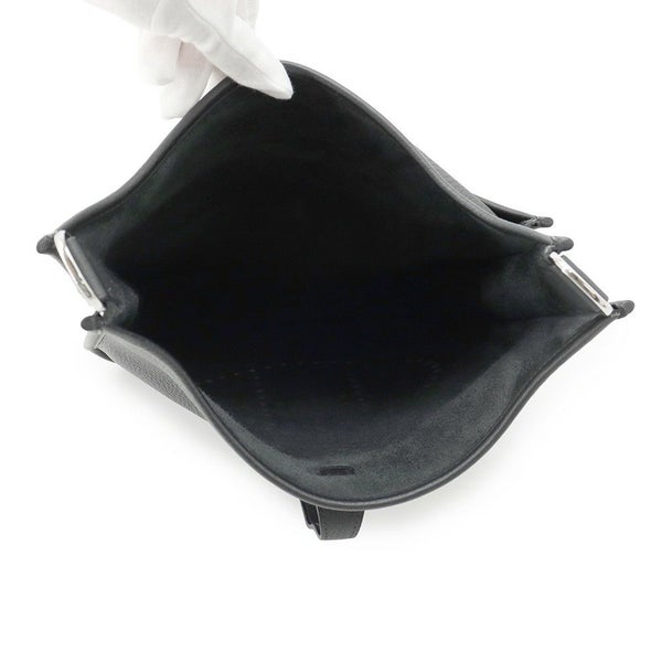 エルメス ショルダーバッグ エブリン3 PM ブラック/シルバー金具 トリヨンクレマンス U刻印 黒