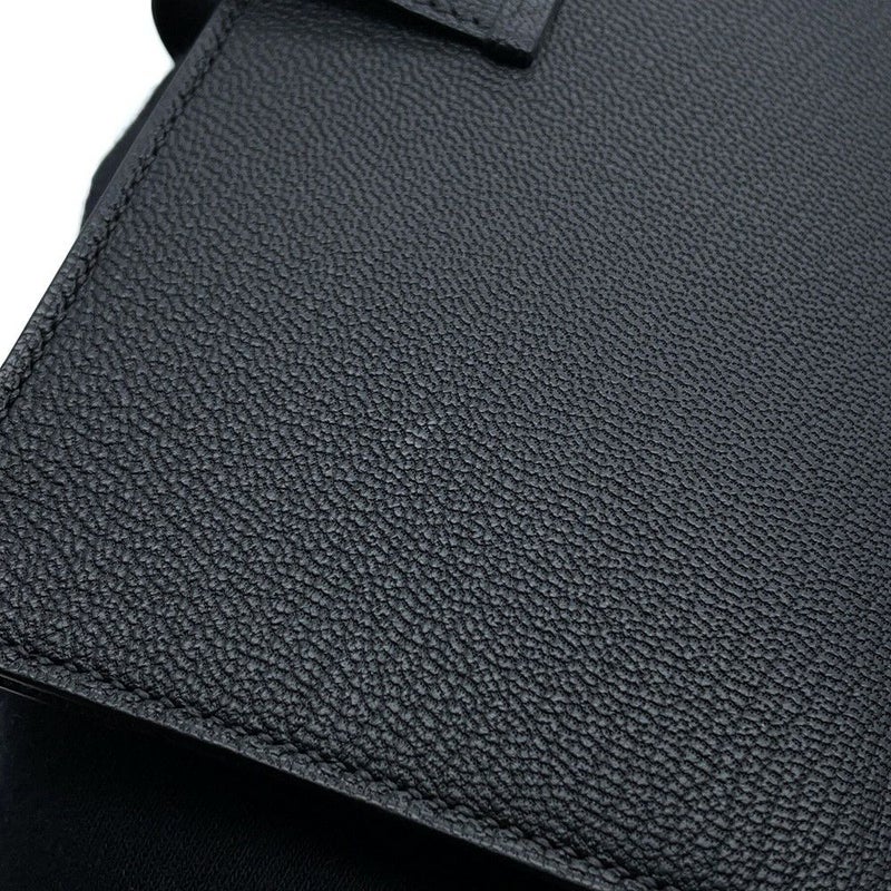 エルメス 長財布 ベアンスフレ ブラック/ゴールド金具 シェブルミゾル B刻印 財布 シェーブル 黒