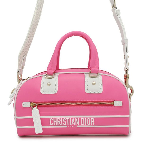 ディオール ハンドバッグ ヴァイブ VIBE スモール ボーリングバッグ レザー M6209OOBR 2wayショルダー セール品