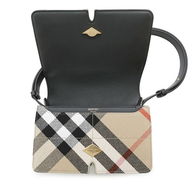 バーバリー ショルダーバッグ スニップバッグ キャンバス 8097379 BURBERRY バッグ