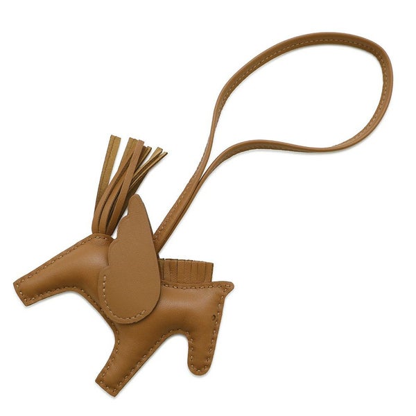 エルメス バッグチャーム ロデオPM ペガサス ゴールド ラムスキン W刻印 HERMES チャーム