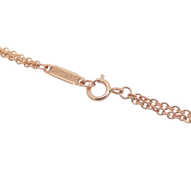 ティファニー ブレスレット リターン トゥ ラブ ハート タグ キー ダイヤモンド K18PGピンクゴールド Tiffany&Co.