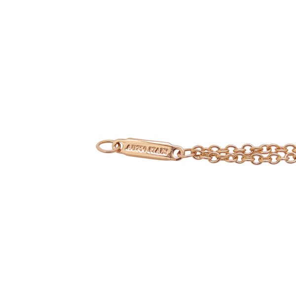 ティファニー ブレスレット リターン トゥ ラブ ハート タグ キー ダイヤモンド K18PGピンクゴールド Tiffany&Co.