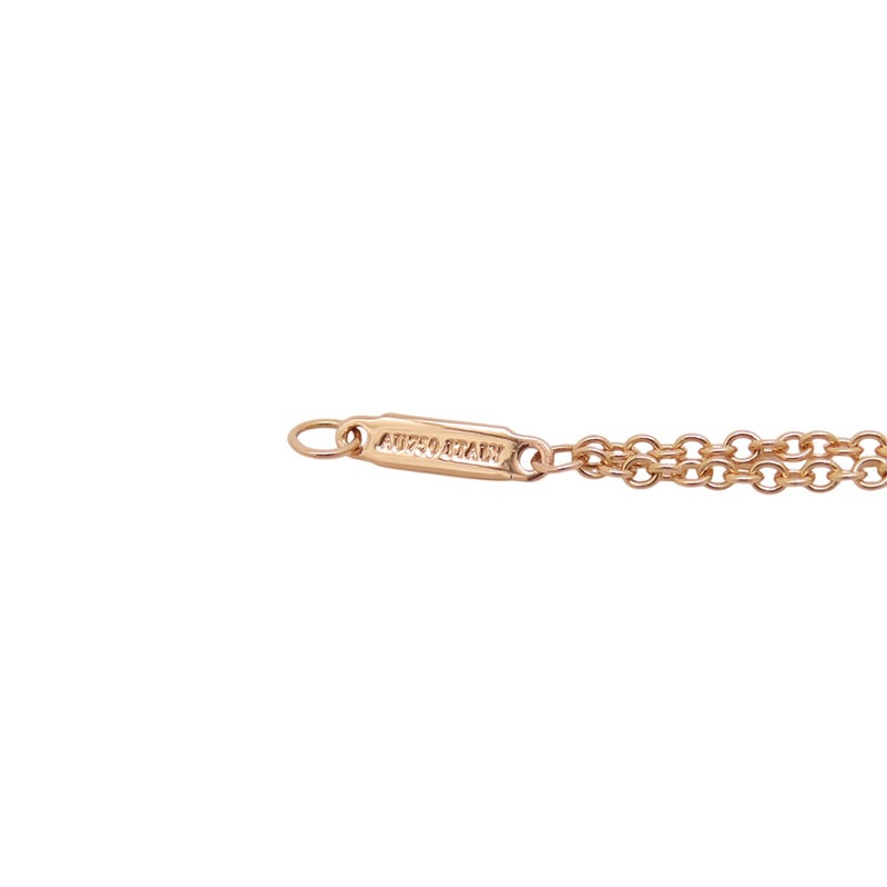 ティファニー ブレスレット リターン トゥ ラブ ハート タグ キー ダイヤモンド K18PGピンクゴールド Tiffany&Co.