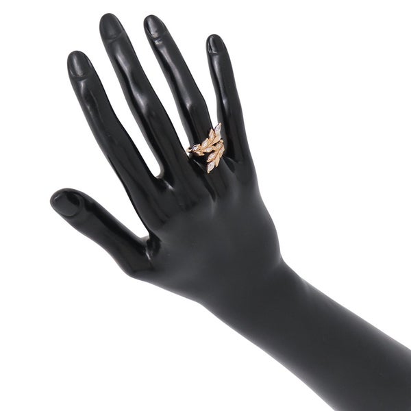ティファニー リング ビクトリア ヴァイン バイパス ダイヤモンド 計0.41ct K18PG サイズ約9号 Tiffany&Co. 指輪