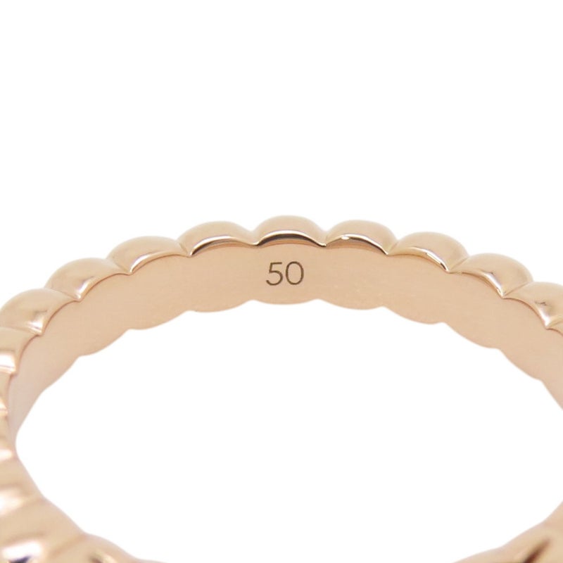 ヴァンクリ リング ペルレ ソリティア ダイヤモンド 1P 0.30ct K18PG サイズ50 VCARO1VC00 GIA鑑定書付き 指輪