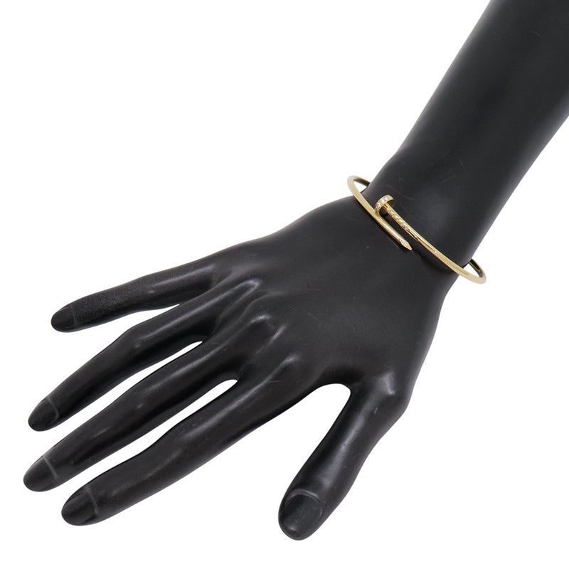 カルティエ ブレスレット ジュスト アン クル SM スモールモデル ダイヤ 20P 計0.18ct K18YG サイズ17 B6066117
