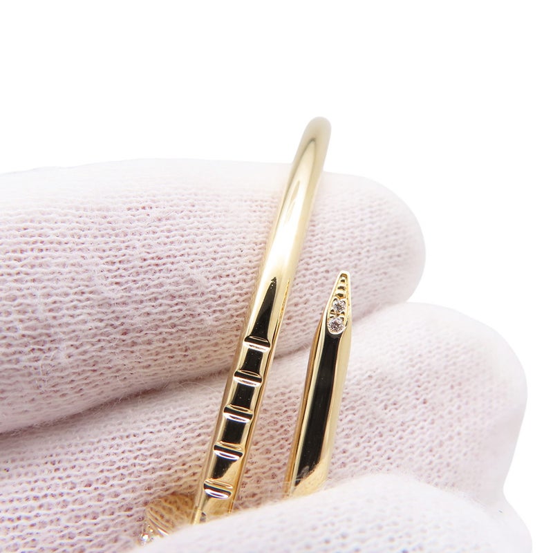 カルティエ ブレスレット ジュスト アン クル SM スモールモデル ダイヤ 20P 計0.18ct K18YG サイズ17 B6066117