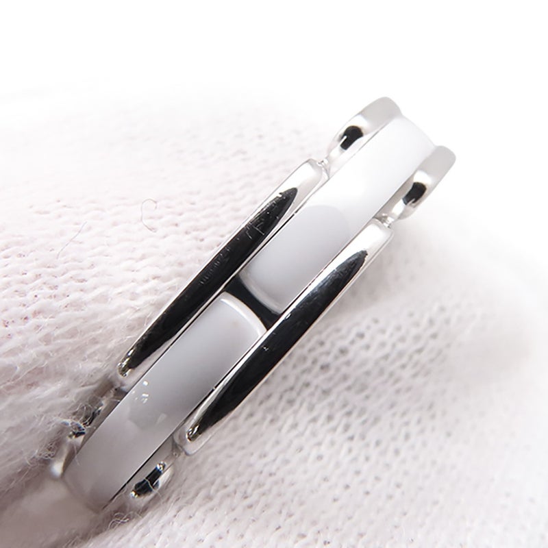 シャネル リング ウルトラ コレクション ダイヤモンド 1P K18WG/ホワイトセラミック サイズ53 J3094 CHANEL
