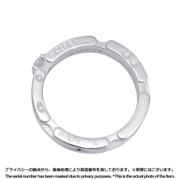 シャネル リング ウルトラ コレクション ダイヤモンド 1P K18WG/ホワイトセラミック サイズ53 J3094 CHANEL