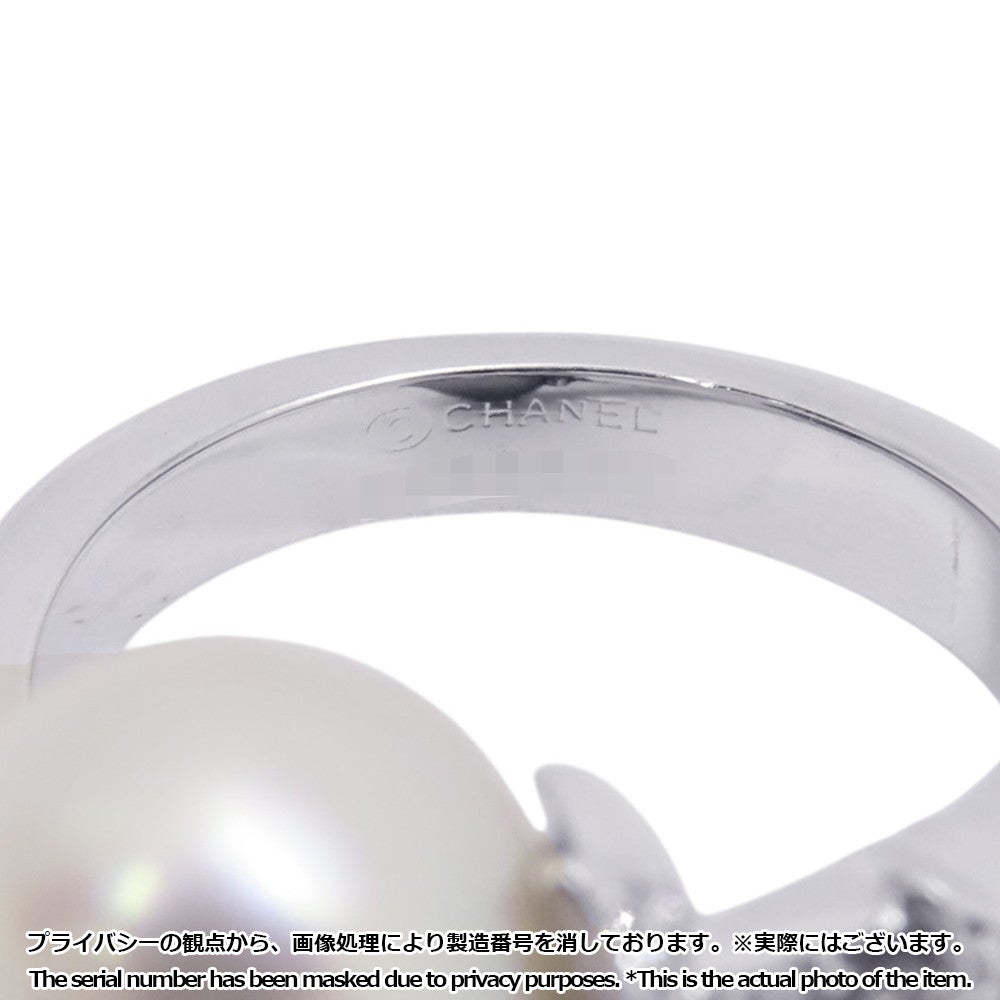 シャネル リング コメット ツイン パール/ブラックパール/ダイヤ