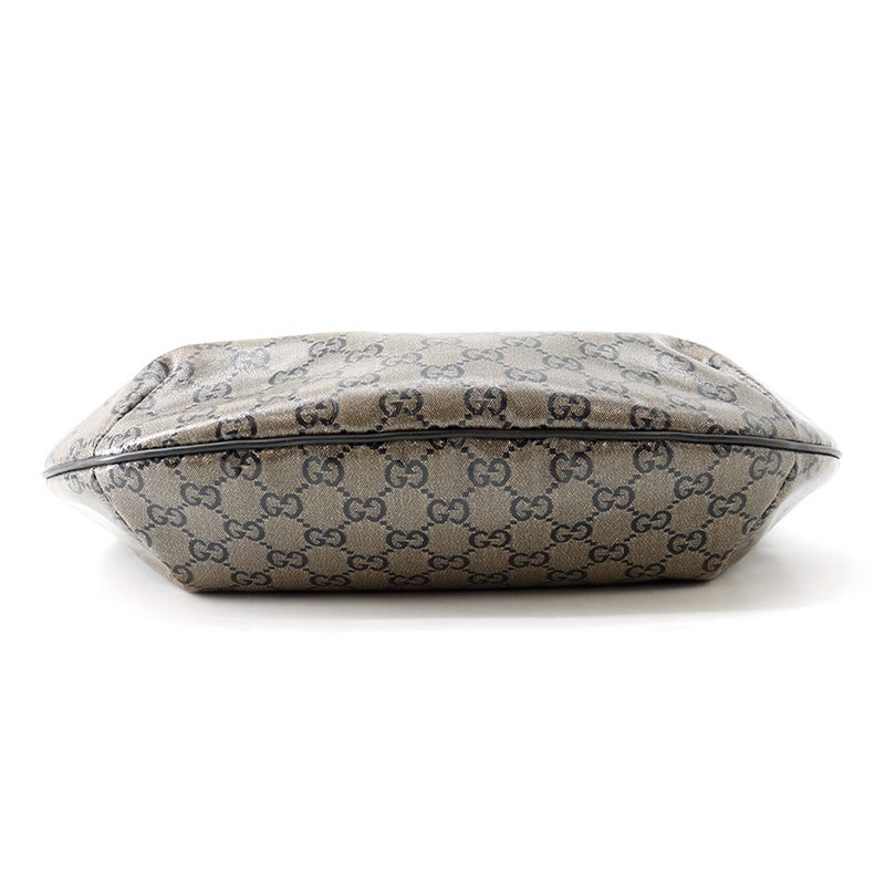 グッチ ショルダーバッグ GGクリスタル PVC レザー 181092 GUCCI バッグ 黒