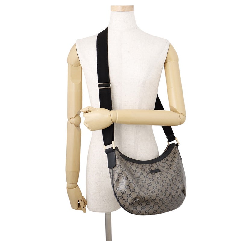 グッチ ショルダーバッグ GGクリスタル PVC レザー 181092 GUCCI バッグ 黒