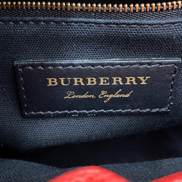 バーバリー ハンドバッグ グラフィティ レザー BURBERRY 2wayショルダーバッグ
