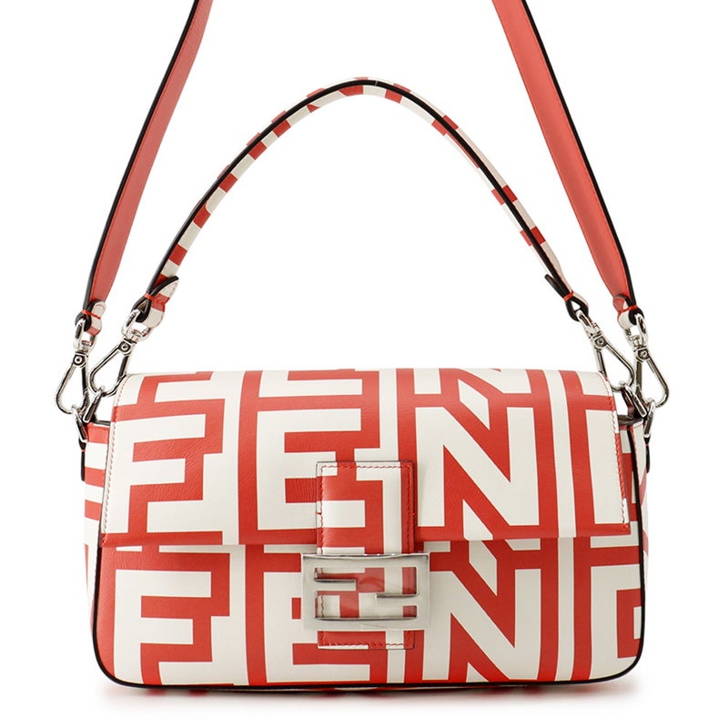 フェンディ ハンドバッグ バゲット ミディアム マーク・ジェイコブス コラボ 8BR600 FENDI バッグ 白
