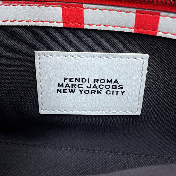 フェンディ ハンドバッグ バゲット ミディアム マーク・ジェイコブス コラボ 8BR600 FENDI バッグ 白